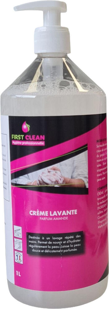 Lotion mains crème lavante amande 